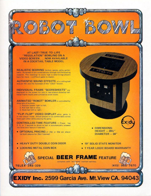 Robot Bowl MAME2003Plus Game Cover